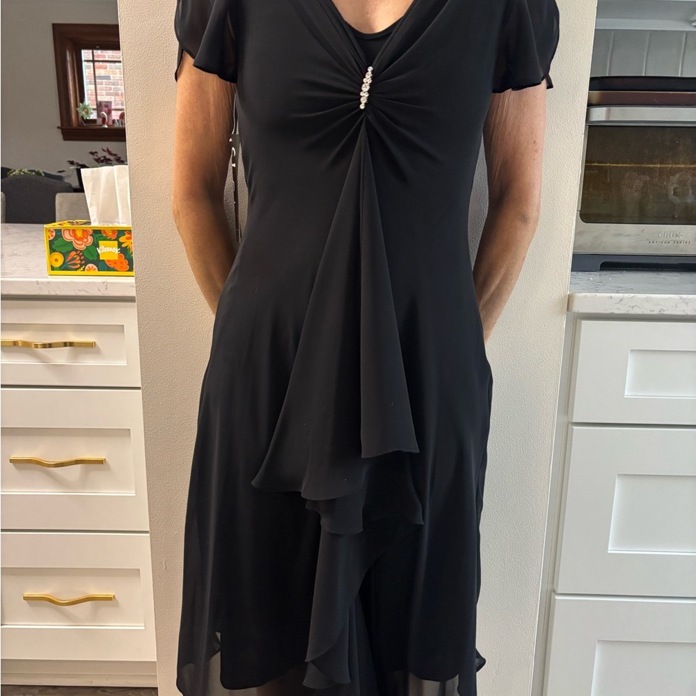 NWT Elegant Black Evening Dress